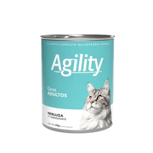 Lata Agility Gato Adulto Merluza 340g